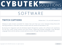 Tablet Screenshot of cybutek.net